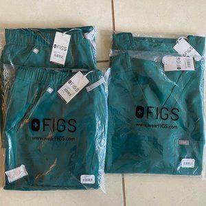 Figs Hunter Green Scrubs XL New